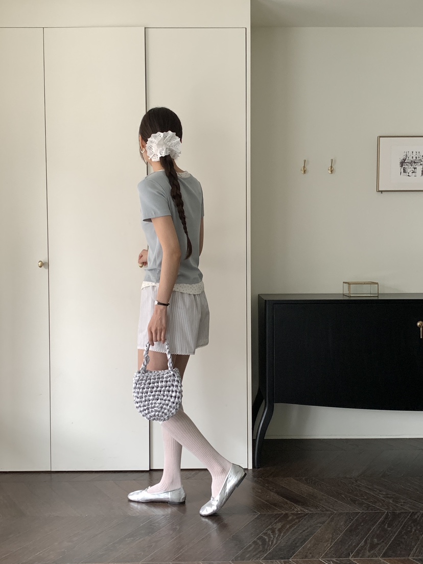 RE:OPENING韓國直郵㊣東大門實拍女裝新品休閑25春夏人氣T恤RE:OPENINGT恤