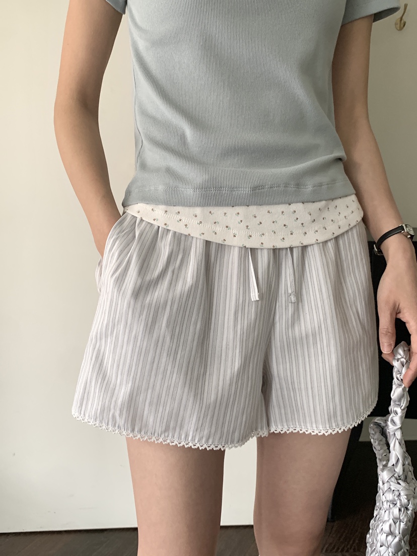 RE:OPENING韓國直郵㊣女裝新品熱賣人氣時尚推薦25春夏短褲RE:OPENING短褲