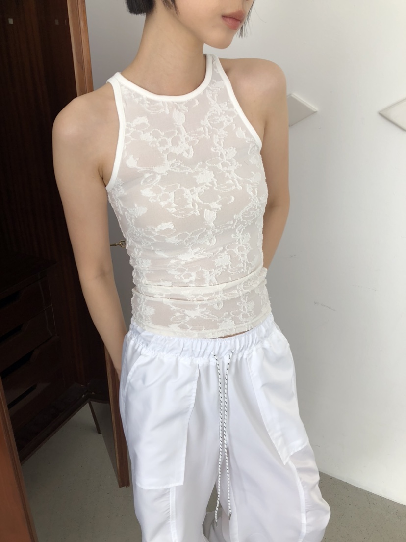 FLASH直郵韓國代購㊣女裝新品時尚休閑人氣吊帶背心不含內搭FLASH吊帶/背心圖色2