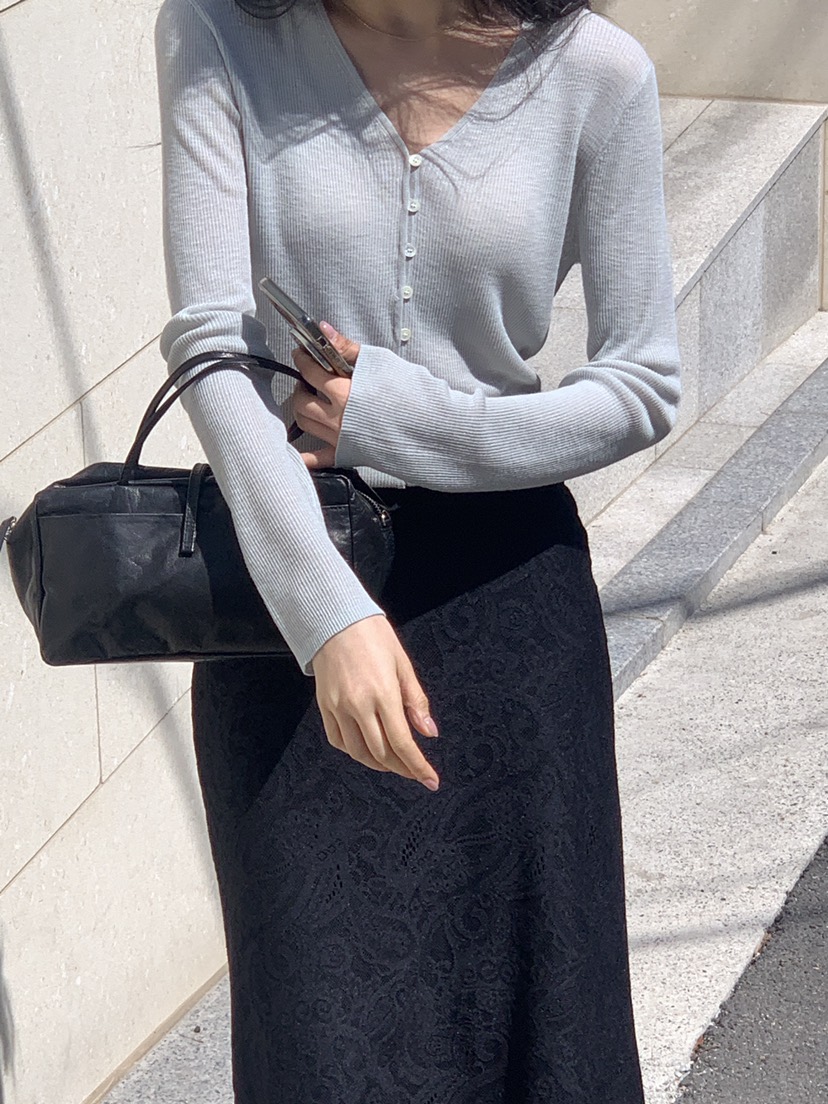 LOGARDEN韓國㊣直郵東大門代購女裝新品25春夏休閑長袖T恤開衫LO GARDEN長袖T恤