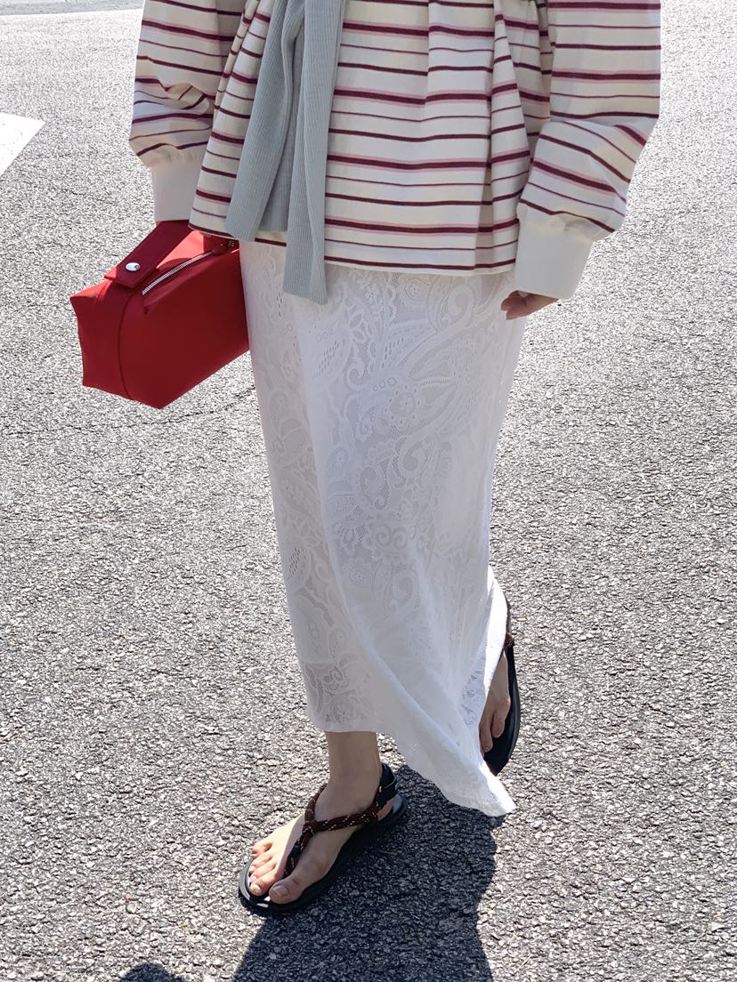 LOGARDEN韓國直郵㊣東大門實拍女裝新款熱賣推薦時尚休閑長裙LO GARDEN長裙