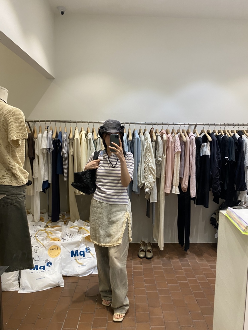 SILVER直郵韓國代購㊣女裝新品推薦人氣休閑熱賣半身裙中短裙SILVER半身裙/中短裙