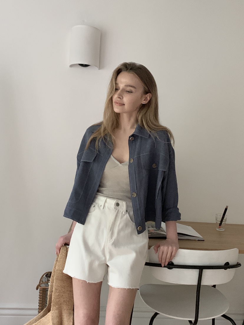 LOGARDEN直郵韓國代購㊣女裝新品人氣休閑時尚熱賣25春夏夾克LO GARDEN夾克