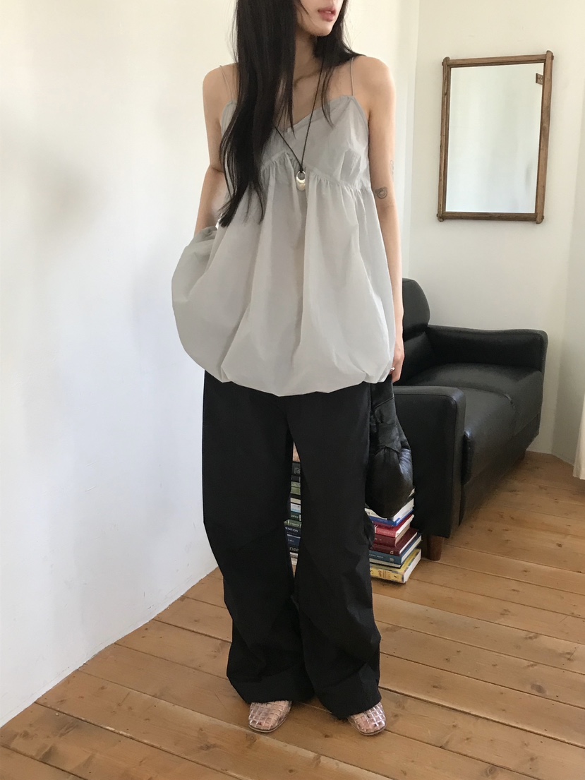ESCHER韓國㊣直郵東大門代購女裝新品熱賣推薦休閑吊帶背心ESCHER吊帶/背心