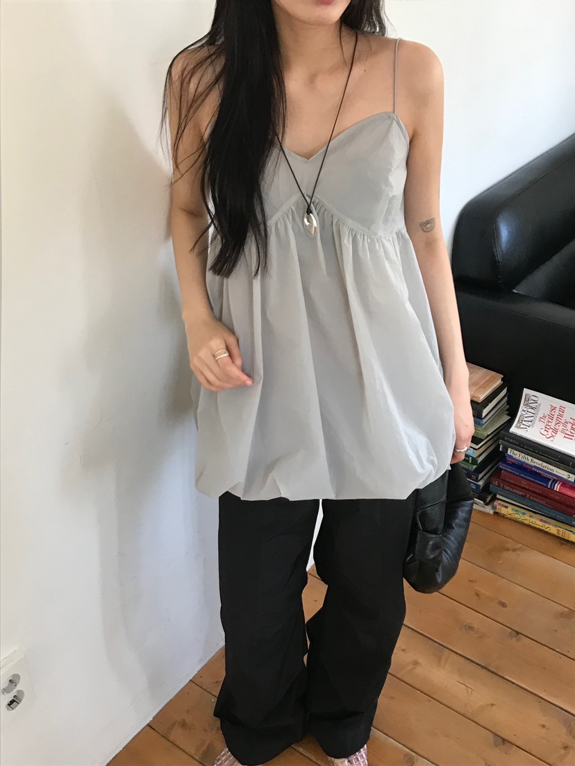 ESCHER韓國㊣直郵東大門代購女裝新品熱賣推薦休閑吊帶背心ESCHER吊帶/背心