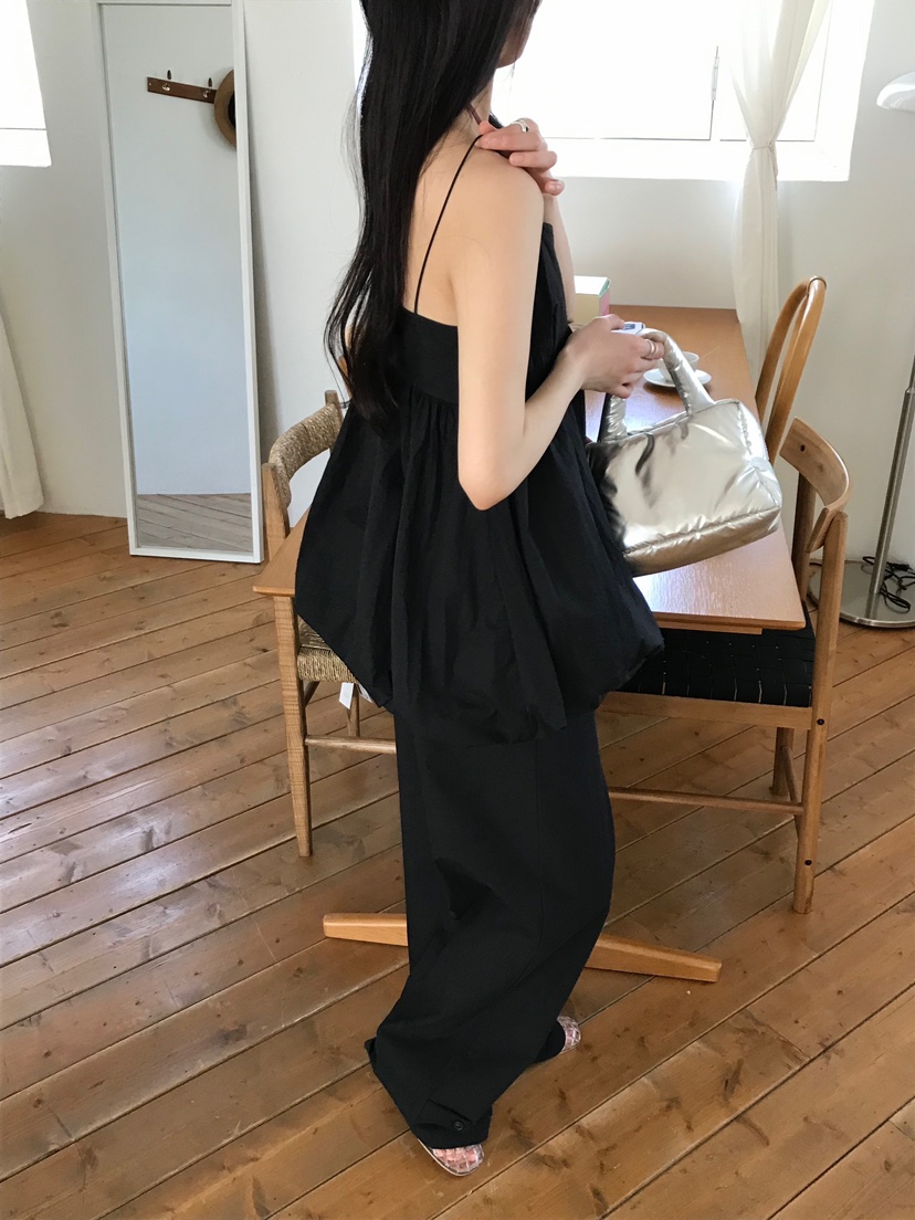 ESCHER韓國㊣直郵東大門代購女裝新品熱賣推薦休閑吊帶背心ESCHER吊帶/背心