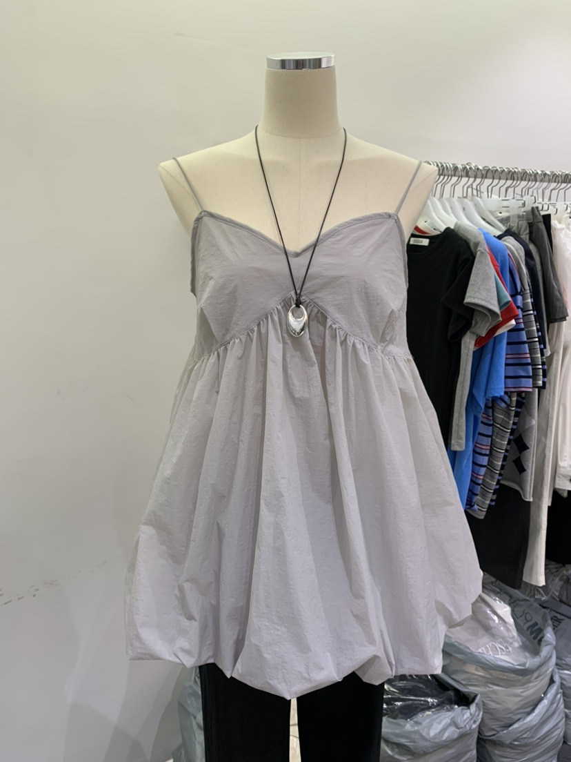ESCHER韓國㊣直郵東大門代購女裝新品熱賣推薦休閑吊帶背心ESCHER吊帶/背心