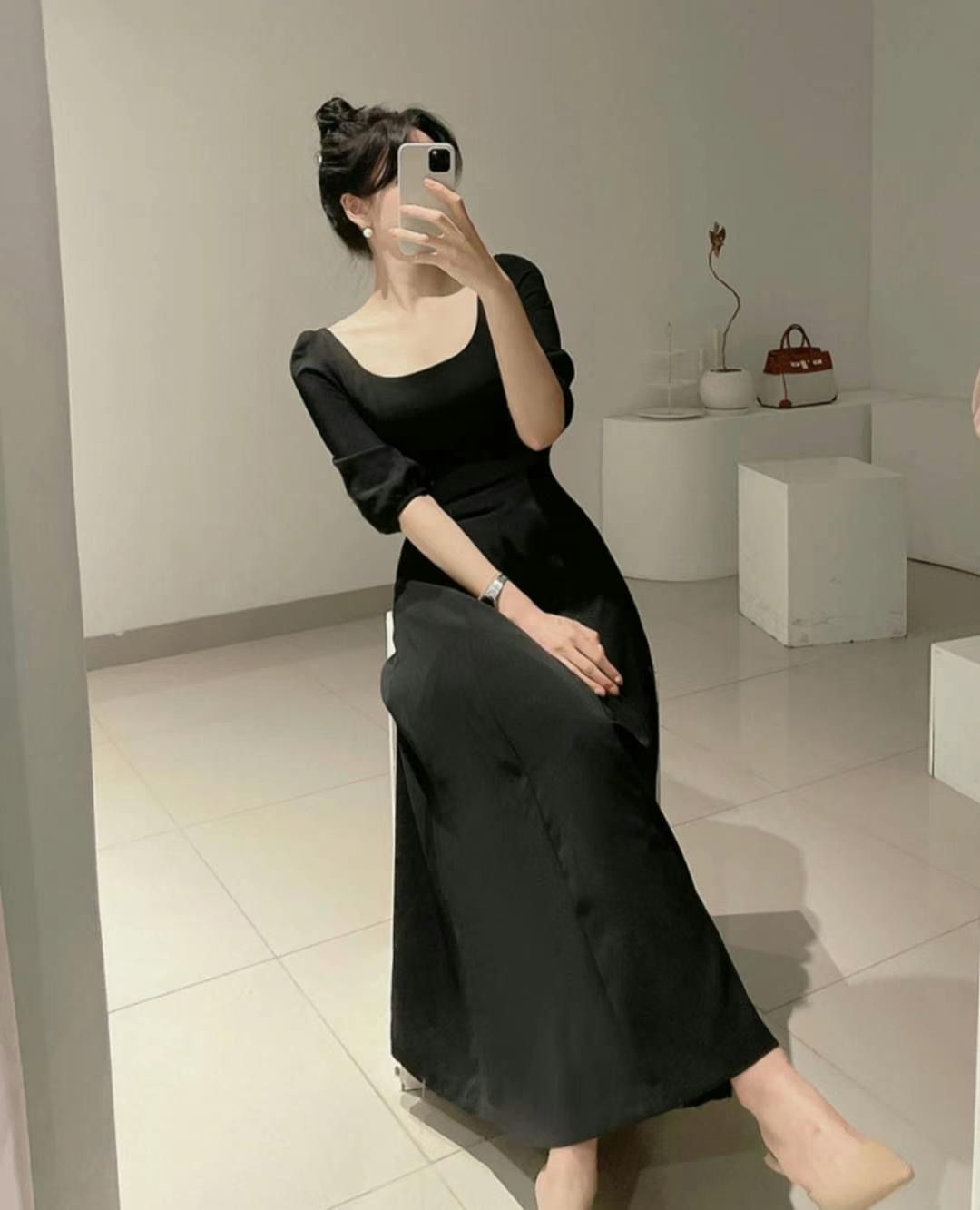 DRY FLOWER直郵韓國代購㊣女裝新品時尚人氣休閑推薦連衣裙DRY FLOWER連衣裙