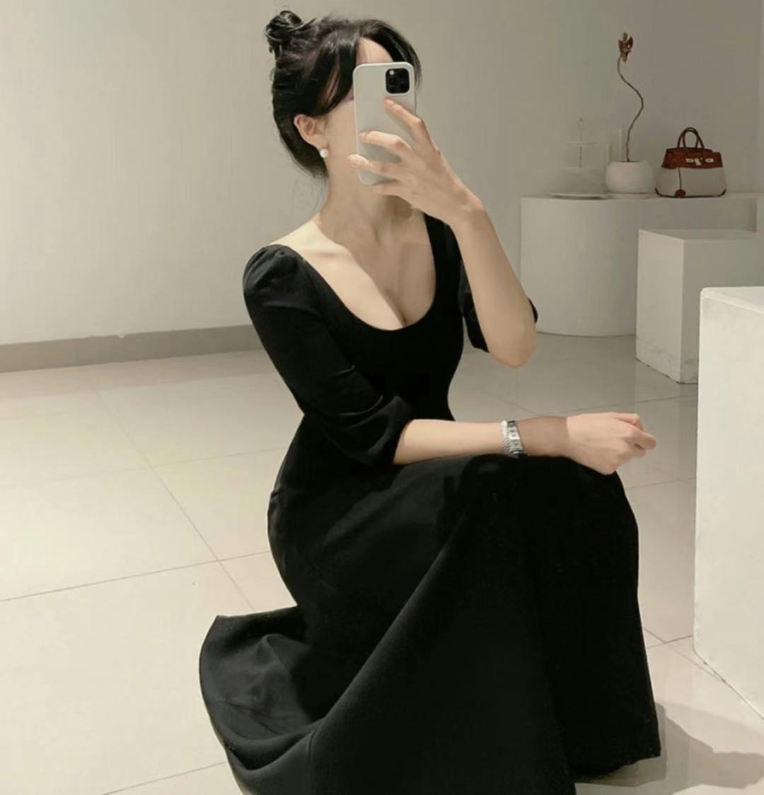 DRY FLOWER直郵韓國代購㊣女裝新品時尚人氣休閑推薦連衣裙DRY FLOWER連衣裙