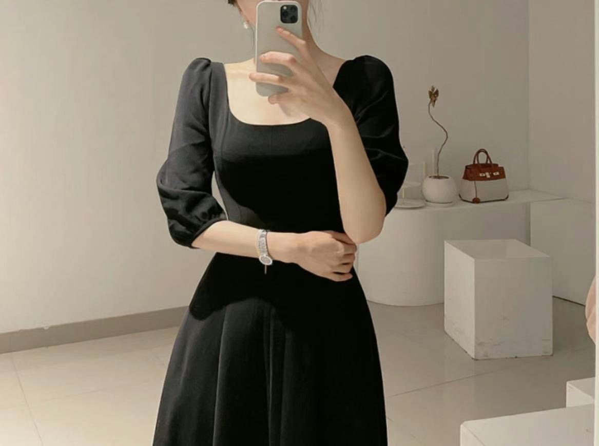 DRY FLOWER直郵韓國代購㊣女裝新品時尚人氣休閑推薦連衣裙DRY FLOWER連衣裙