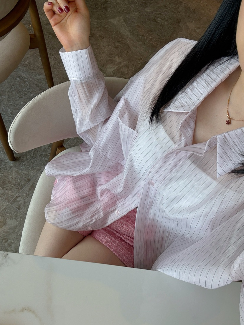 ON:UP直郵韓國代購㊣女裝新款人氣時尚熱賣襯衫蕾絲衫透視寬松ON:UP襯衫/蕾絲衫