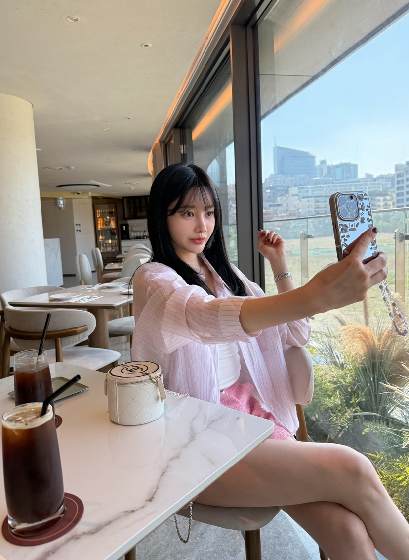 ON:UP直郵韓國代購㊣女裝新款人氣時尚熱賣襯衫蕾絲衫透視寬松ON:UP襯衫/蕾絲衫