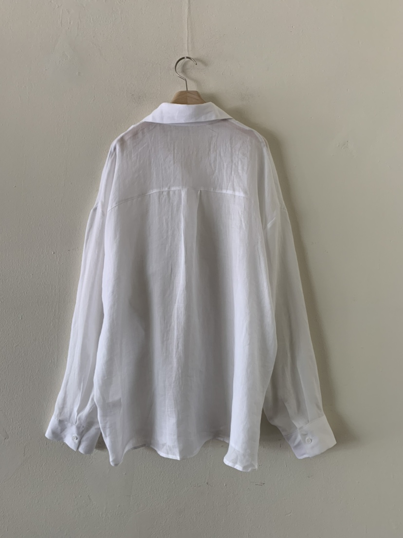 MENG直郵韓國代購㊣女裝新品25春夏休閑推薦襯衫蕾絲衫亞麻MENG襯衫/蕾絲衫