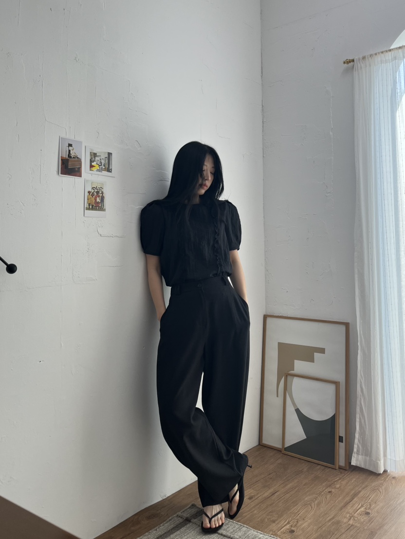 LEMATIN韓國直郵㊣東大門實拍女裝新款休閑25春夏襯衫蕾絲衫LEMATIN襯衫/蕾絲衫