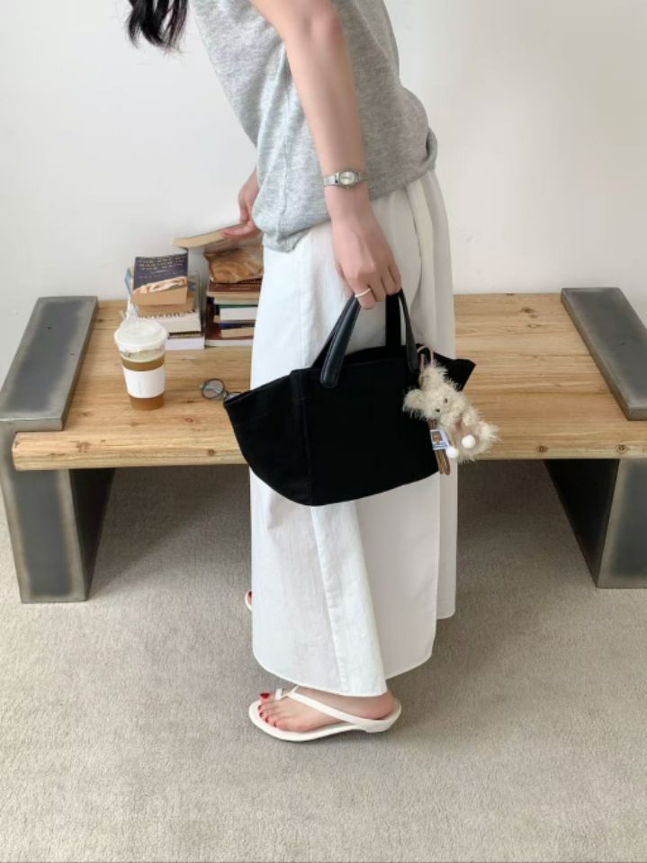 TROUVAILLE韓國直郵㊣東大門實拍女裝新款熱賣休閑時尚手提包TROUVAILLE手提包