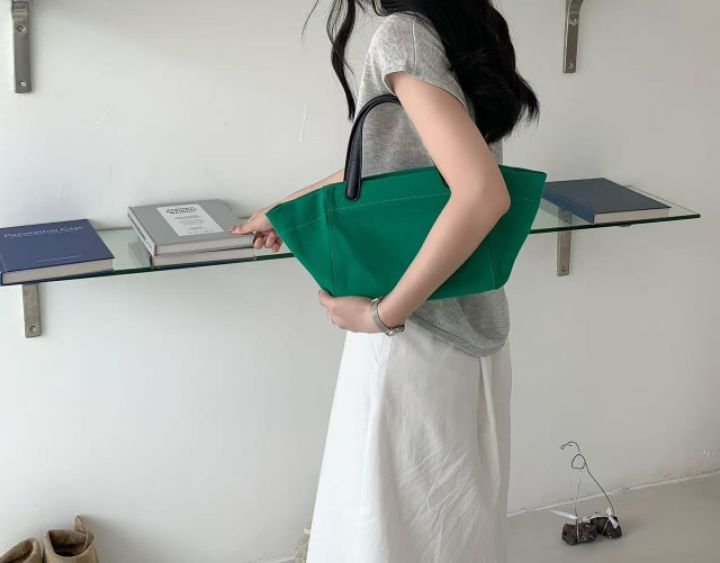 TROUVAILLE韓國直郵㊣東大門實拍女裝新款熱賣休閑時尚手提包TROUVAILLE手提包