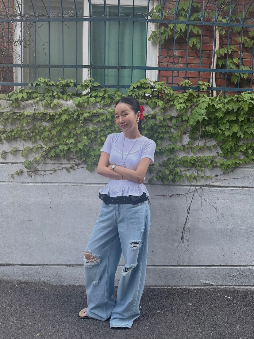 MADE-P直郵韓國代購㊣女裝新品熱賣人氣時尚推薦休閑25春夏T恤MADE-PT恤