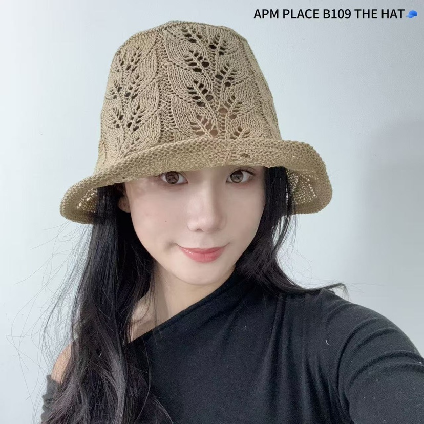 THE HAT-P韓國直郵㊣女裝新款時尚25春夏熱賣休閑帽子漁夫帽THE HAT帽子圖色5