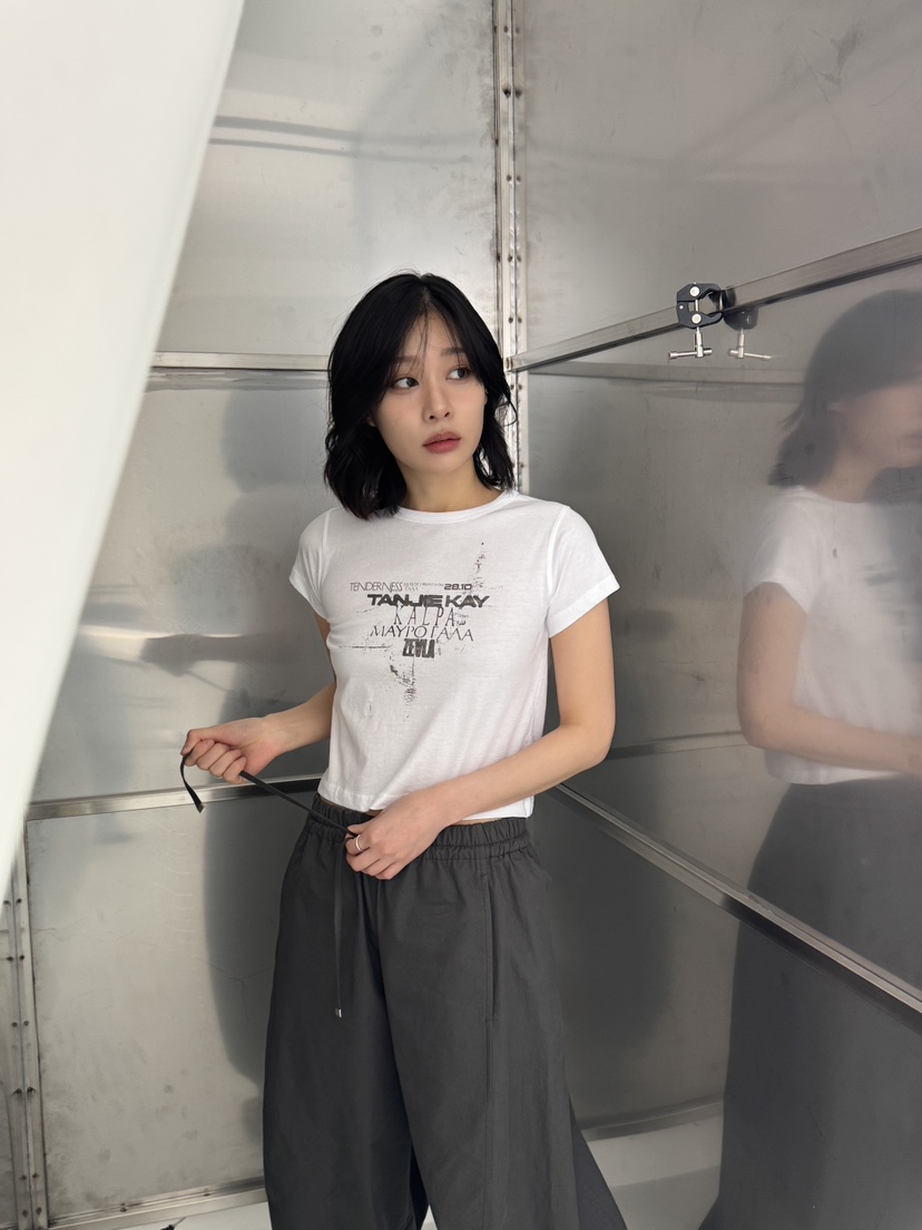 KARE/WEREPIECE韓國直郵㊣東大門實拍女裝新款休閑25春夏T恤KARE/WEREPIECET恤