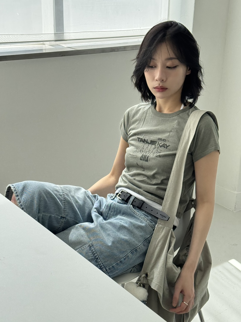 KARE/WEREPIECE韓國直郵㊣東大門實拍女裝新款休閑25春夏T恤KARE/WEREPIECET恤