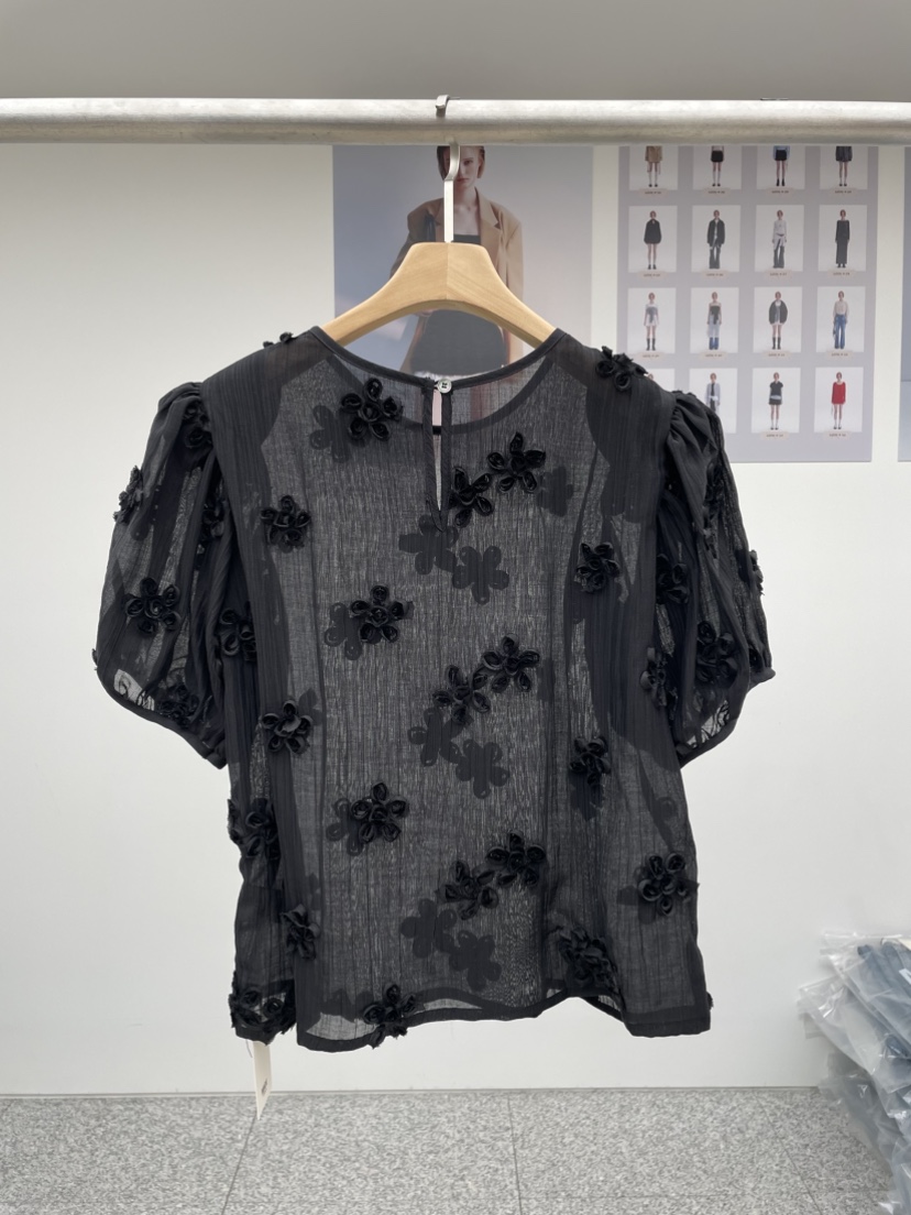 MADE-P韓國直郵㊣女裝新品推薦熱賣25春夏時尚人氣襯衫蕾絲衫MADE-P襯衫/蕾絲衫