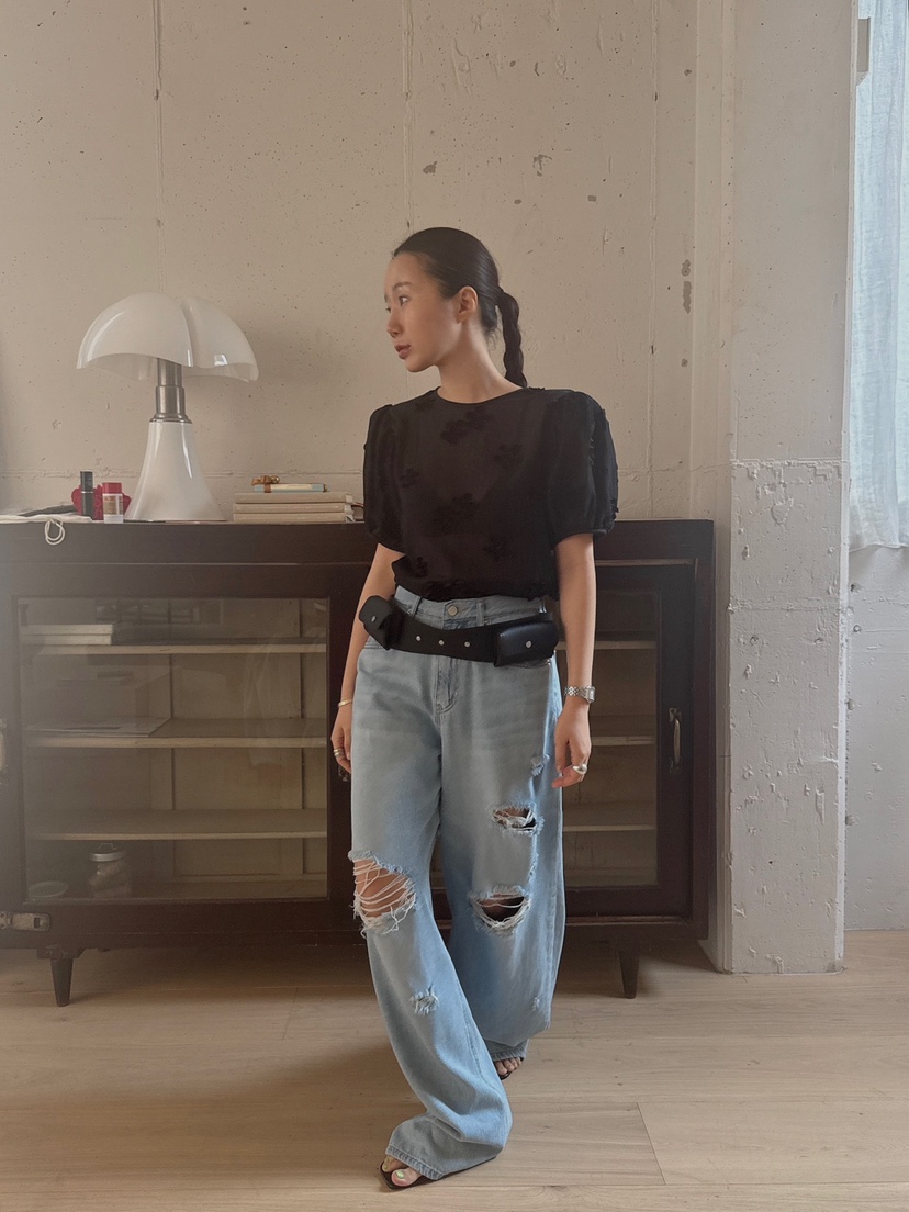 MADE-P韓國直郵㊣女裝新品推薦熱賣25春夏時尚人氣襯衫蕾絲衫MADE-P襯衫/蕾絲衫