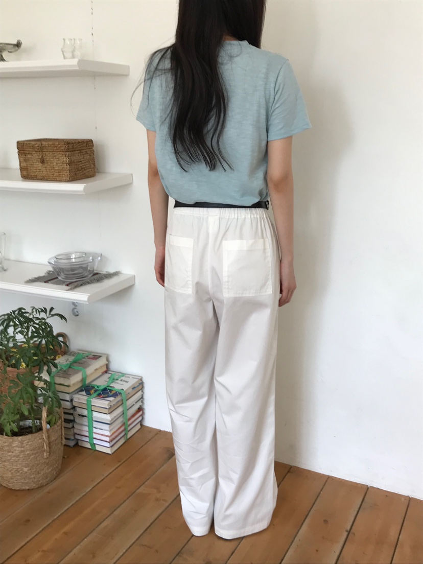 ESCHER韓國直郵㊣女裝新品25春夏休閑人氣時尚推薦熱賣T恤亞麻ESCHERT恤