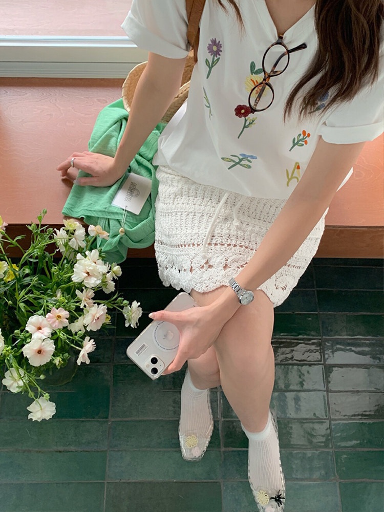 STRAWBERRY韓國㊣直郵東大門代購女裝新款推薦25春夏人氣短裙STRAWBERRY短裙
