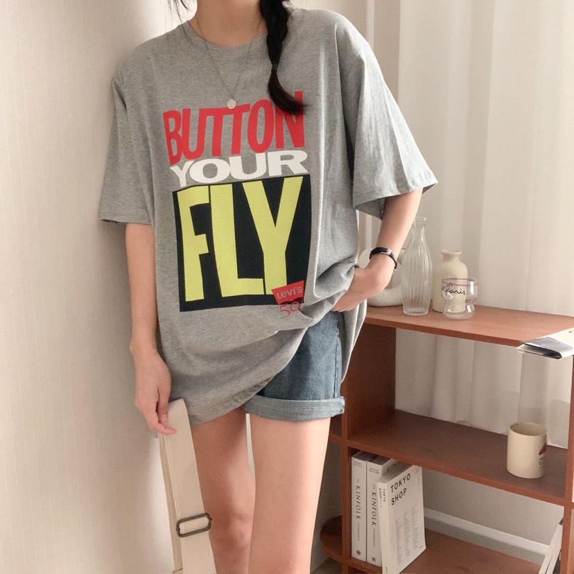HELLO JINI韓國直郵㊣東大門實拍女裝新款時尚人氣休閑T恤HELLO JINIT恤