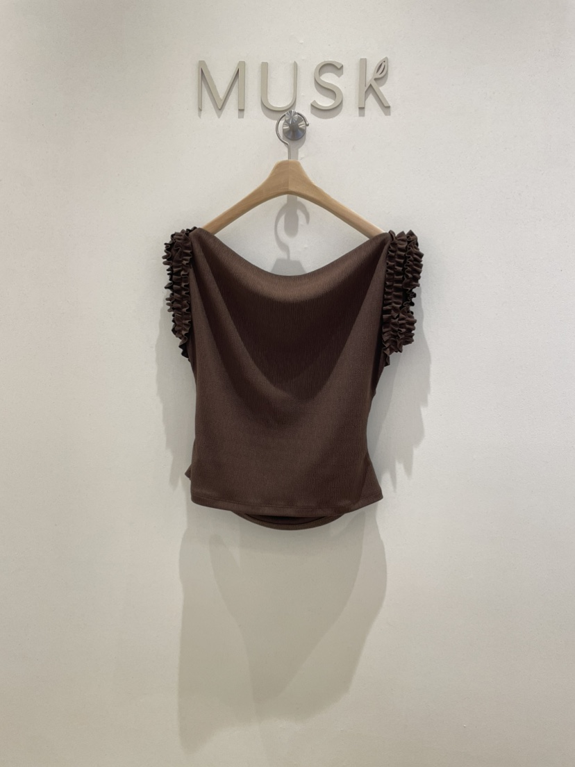 MUSK韓國直郵㊣女裝新品時尚推薦休閑25春夏人氣熱賣吊帶背心MUSK吊帶/背心