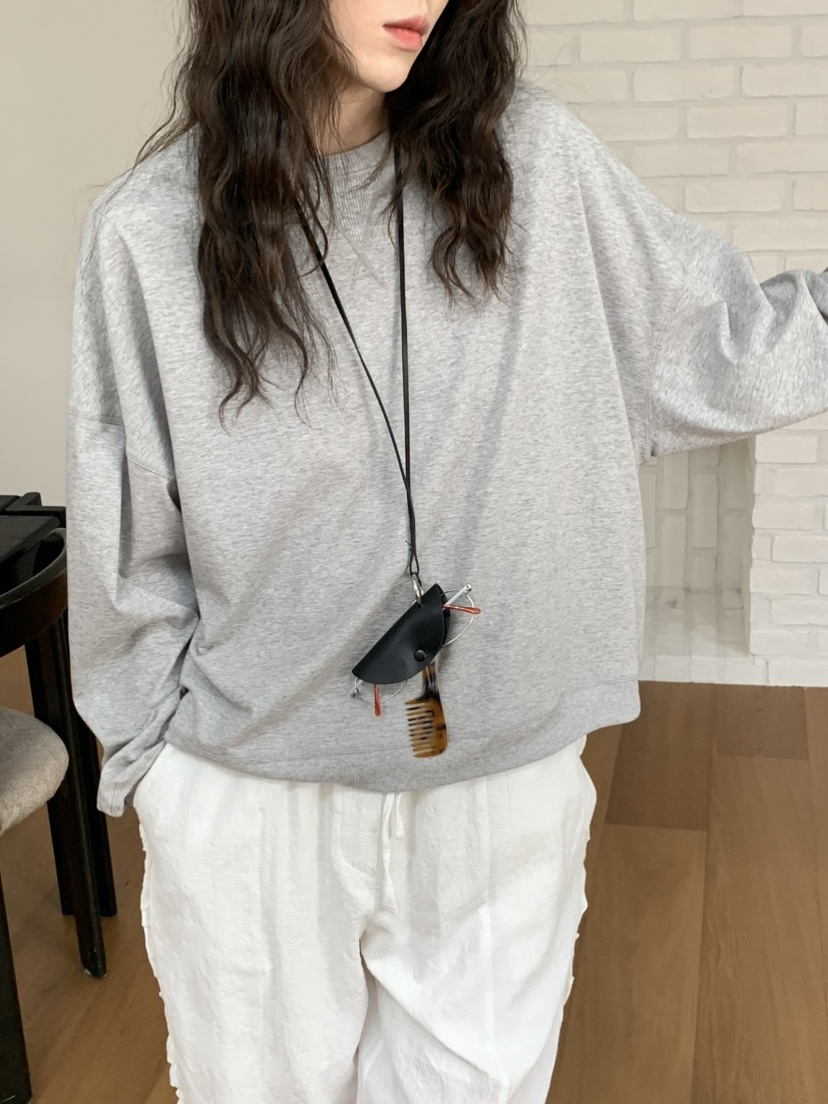 OURS韓國直郵㊣東大門實拍女裝新款推薦熱賣25春夏時尚長袖T恤OURS長袖T恤