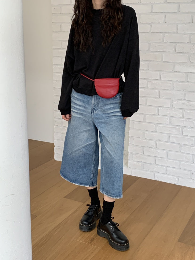 OURS韓國直郵㊣東大門實拍女裝新款推薦熱賣25春夏時尚長袖T恤OURS長袖T恤