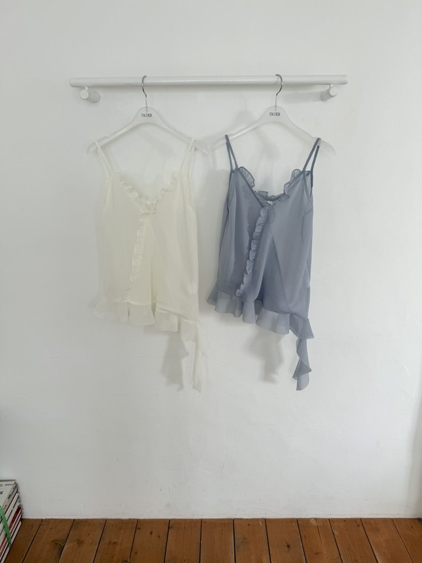 ESCHER直郵韓國代購㊣女裝新品25春夏時尚人氣推薦吊帶背心ESCHER吊帶/背心