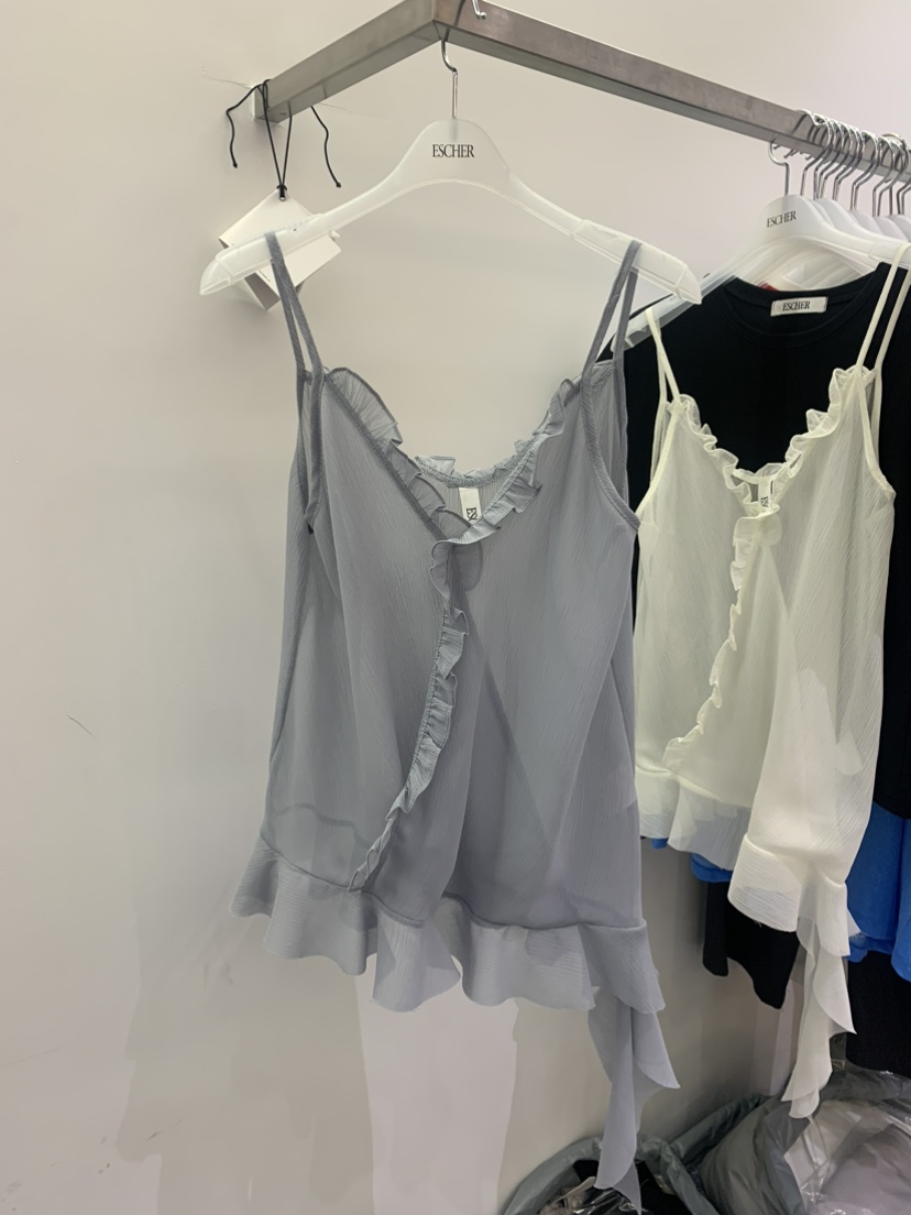 ESCHER直郵韓國代購㊣女裝新品25春夏時尚人氣推薦吊帶背心ESCHER吊帶/背心圖色2