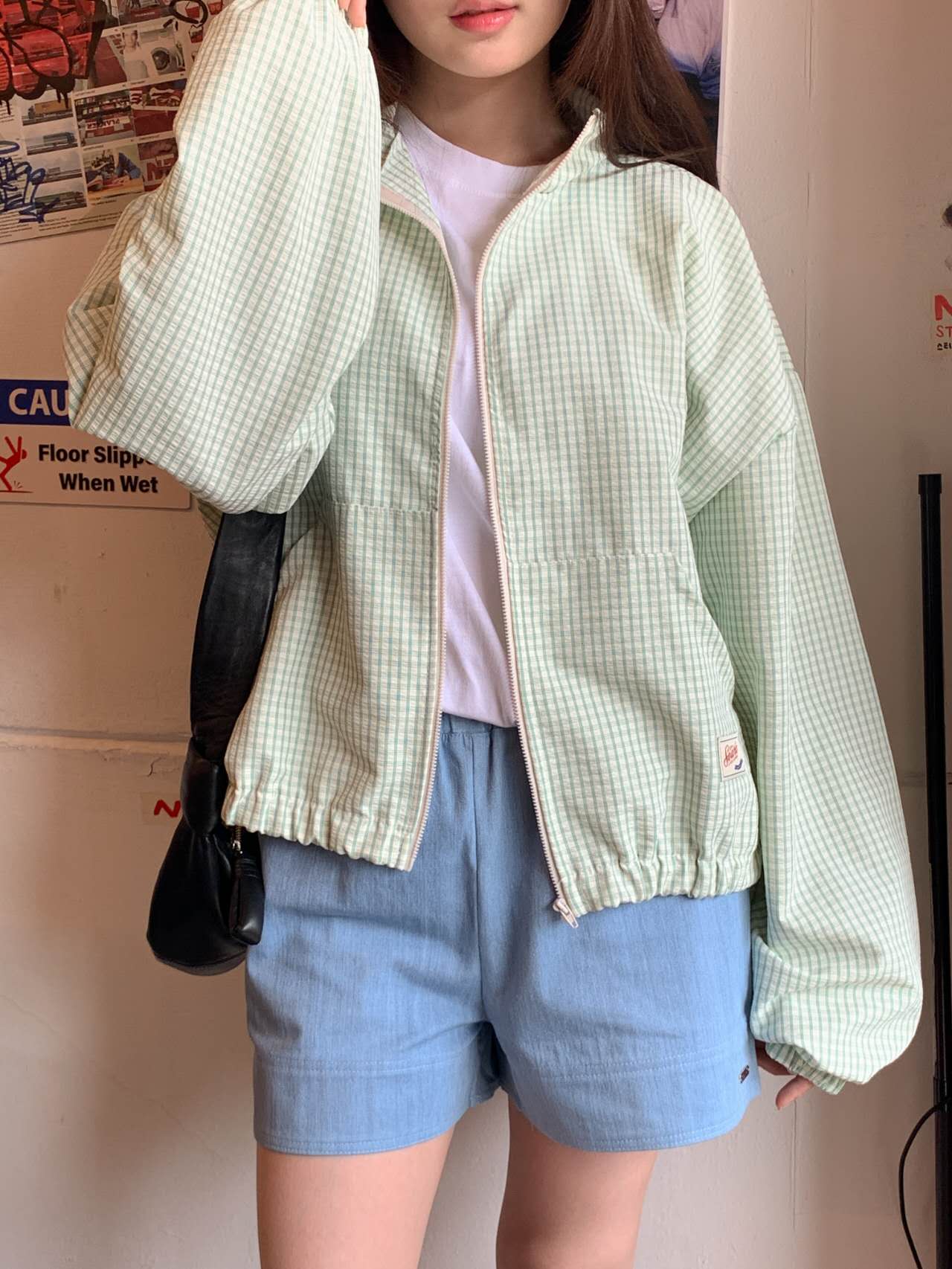 SOARE直郵韓國代購㊣女裝新品人氣時尚25春夏推薦休閑夾克兔子SOARE夾克圖色2