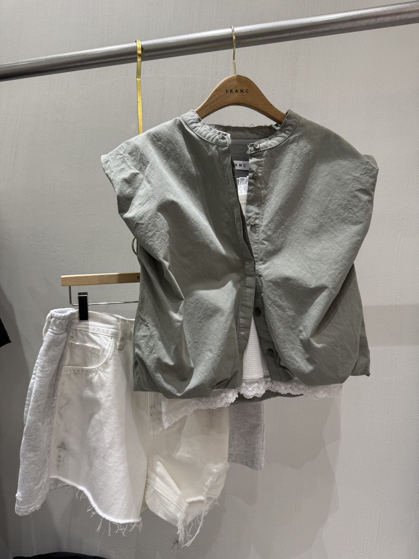 FRANC—L直郵韓國代購㊣女裝新品熱賣推薦休閑25春夏人氣馬甲FRANC馬甲