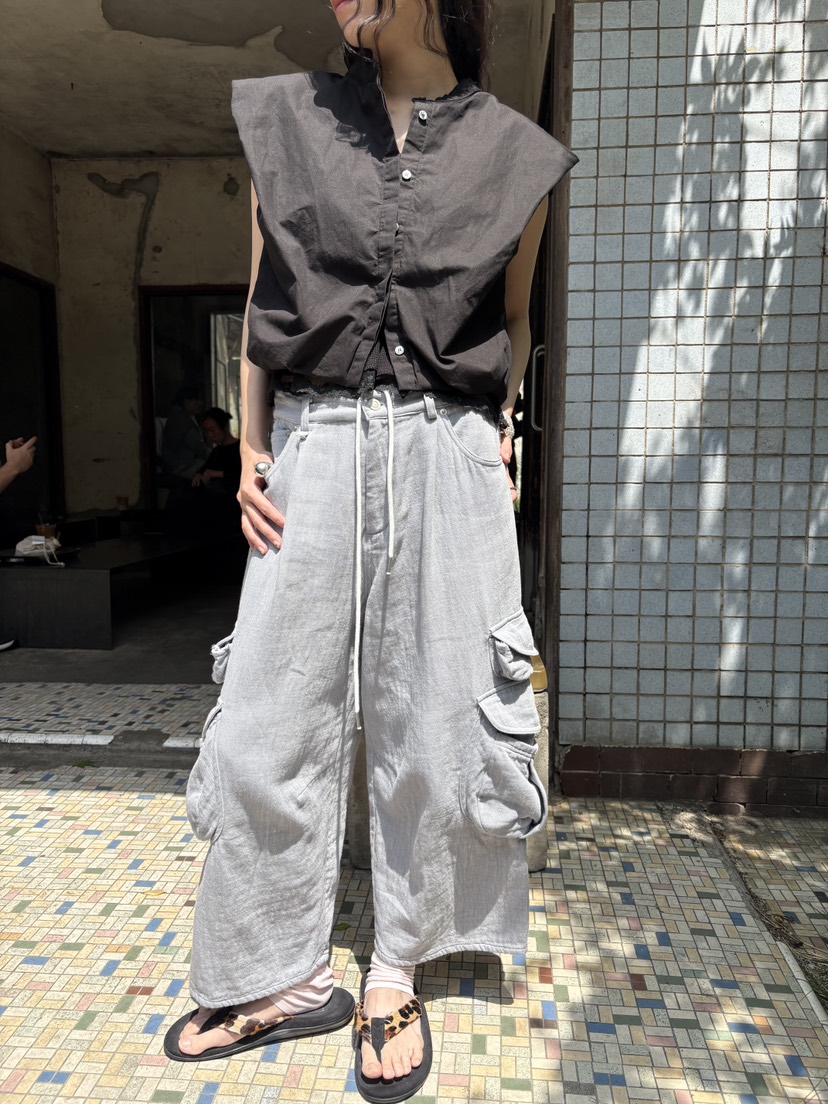 FRANC—L直郵韓國代購㊣女裝新品熱賣推薦休閑25春夏人氣馬甲FRANC馬甲圖色2