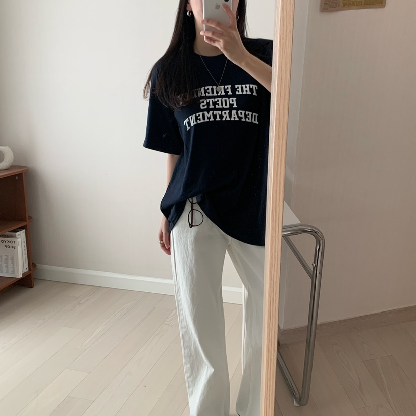 HELLO JINI直郵韓國代購㊣女裝新款休閑時尚人氣熱賣25春夏T恤HELLO JINIT恤
