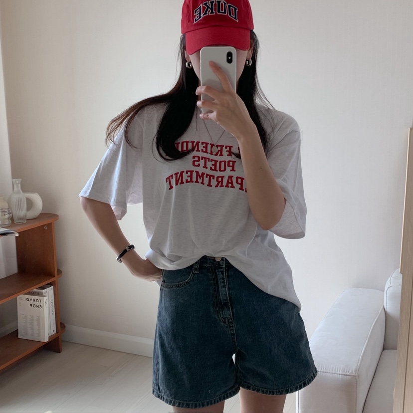 HELLO JINI直郵韓國代購㊣女裝新款休閑時尚人氣熱賣25春夏T恤HELLO JINIT恤