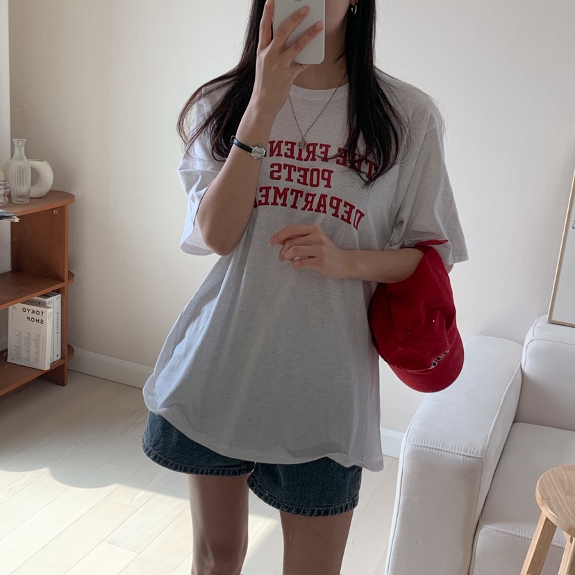 HELLO JINI直郵韓國代購㊣女裝新款休閑時尚人氣熱賣25春夏T恤HELLO JINIT恤