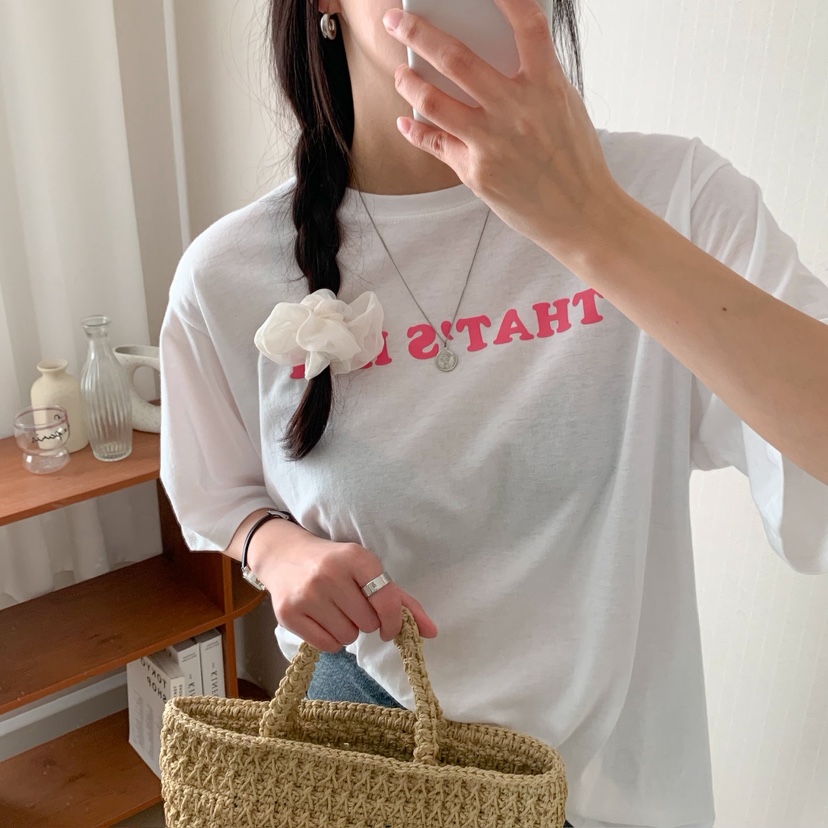 HELLO JINI韓國㊣直郵東大門代購女裝新款時尚人氣熱賣T恤HELLO JINIT恤