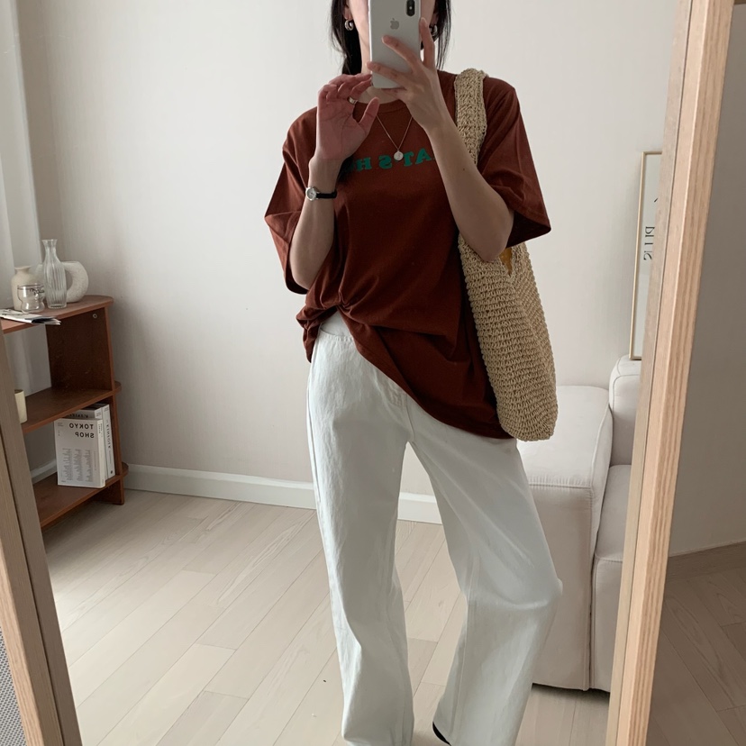 HELLO JINI韓國㊣直郵東大門代購女裝新款時尚人氣熱賣T恤HELLO JINIT恤