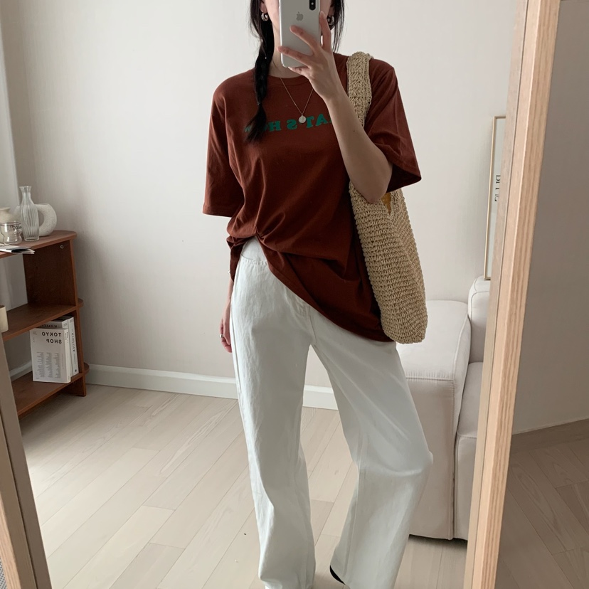 HELLO JINI韓國㊣直郵東大門代購女裝新款時尚人氣熱賣T恤HELLO JINIT恤
