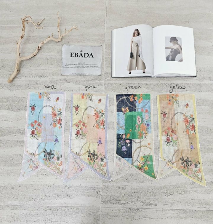 EBADA直郵韓國代購㊣女裝新款休閑25春夏時尚推薦人氣圍巾披肩EBADA圍巾/披肩
