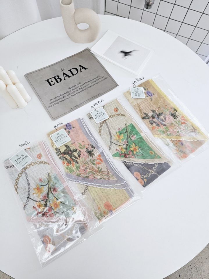 EBADA直郵韓國代購㊣女裝新款休閑25春夏時尚推薦人氣圍巾披肩EBADA圍巾/披肩