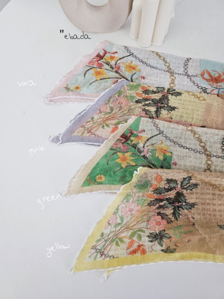 EBADA直郵韓國代購㊣女裝新款休閑25春夏時尚推薦人氣圍巾披肩EBADA圍巾/披肩