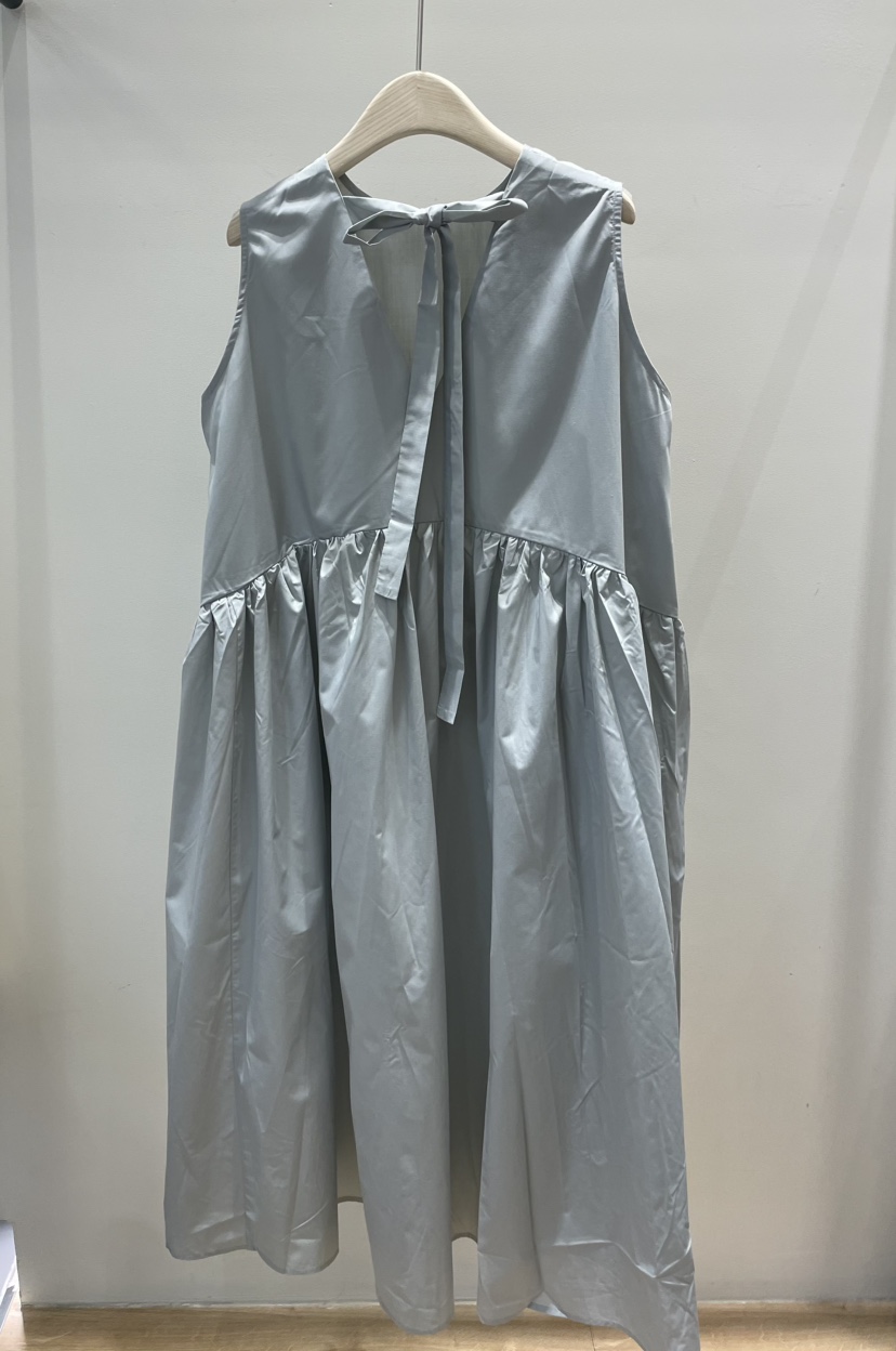 NEOUL韓國直郵㊣女裝新品25春夏熱賣休閑時尚推薦人氣連衣裙NEOUL/ahin雙領標簽連衣裙