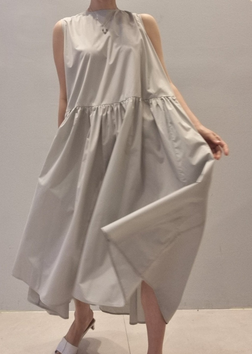 NEOUL韓國直郵㊣女裝新品25春夏熱賣休閑時尚推薦人氣連衣裙NEOUL/ahin雙領標簽連衣裙