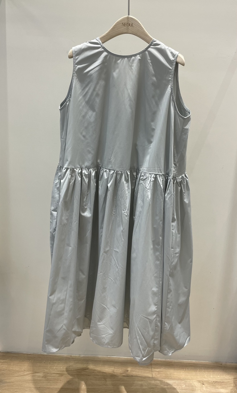 NEOUL韓國直郵㊣女裝新品25春夏熱賣休閑時尚推薦人氣連衣裙NEOUL/ahin雙領標簽連衣裙