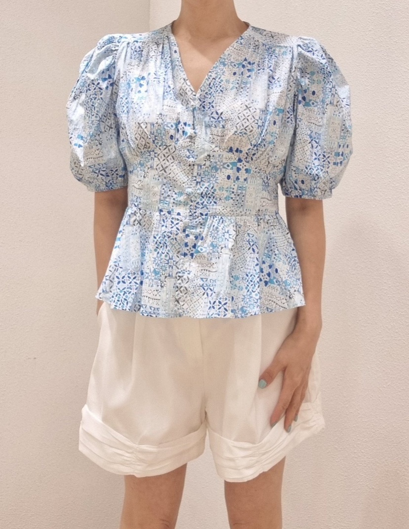 NEOUL直郵韓國代購㊣女裝新款25春夏休閑時尚推薦襯衫蕾絲衫NEOUL/ahin雙領標簽襯衫/蕾絲衫
